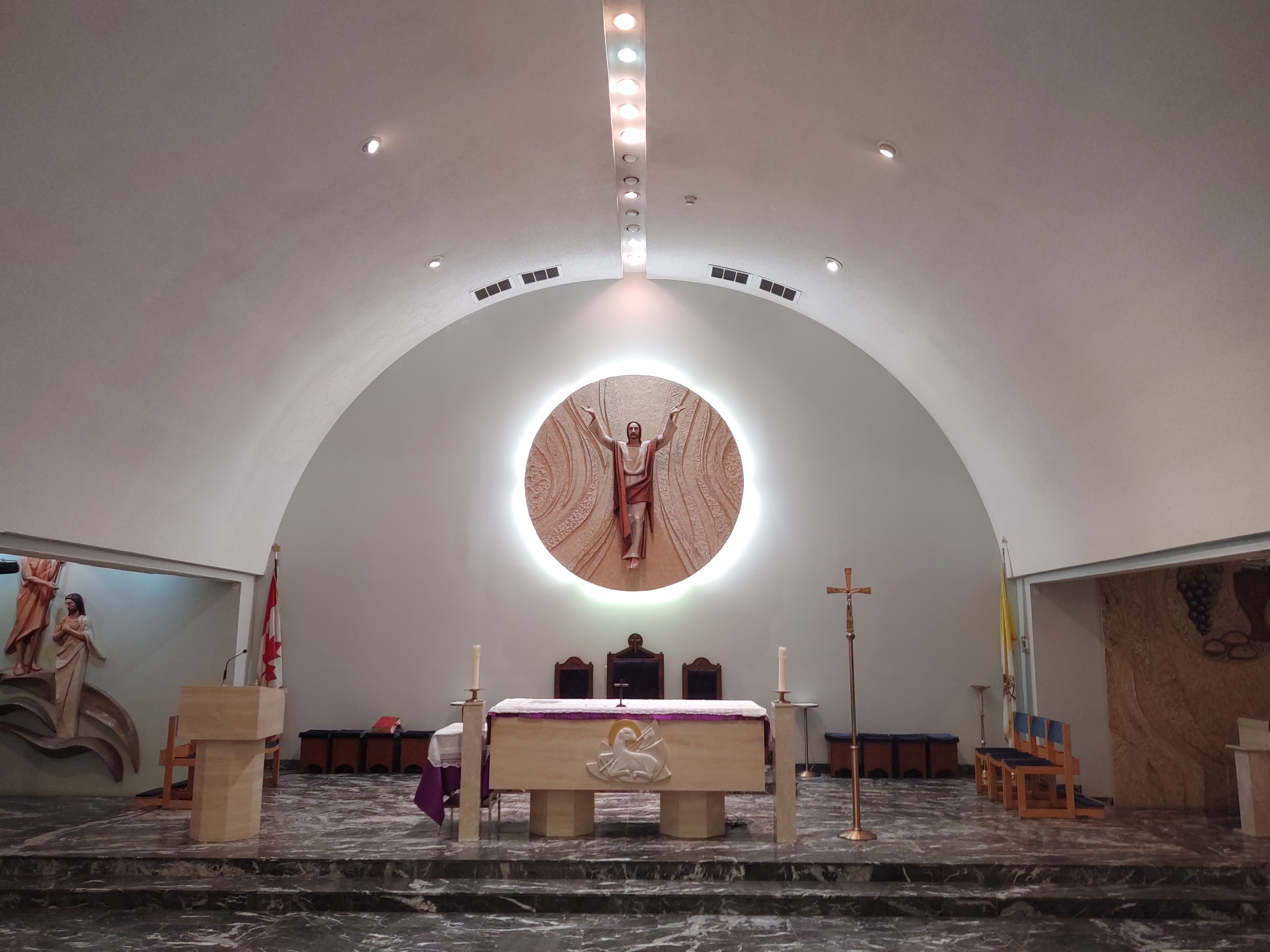 The sanctuary of St Nicholas of Bari Church