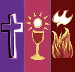 signs for Confession, Communion and Confirmation